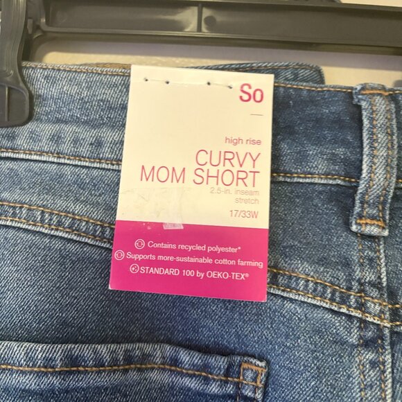 NWT - SO Curvy Mom Short - Sz 17 - Picture 2 of 5